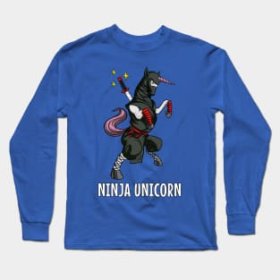 Ninja Unicorn Long Sleeve T-Shirt